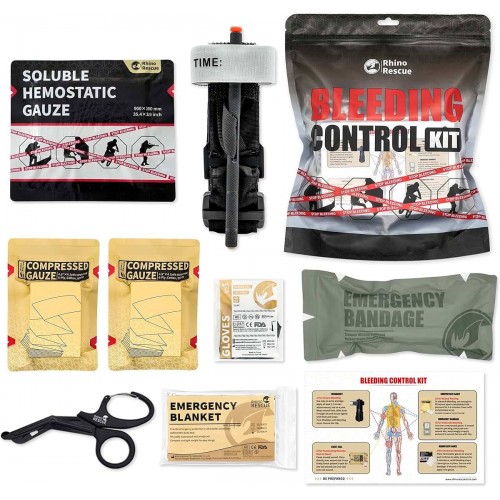 Комплект для остановки кровотечений «Bleeding Control Kit» Rhino Rescue в Тольятти